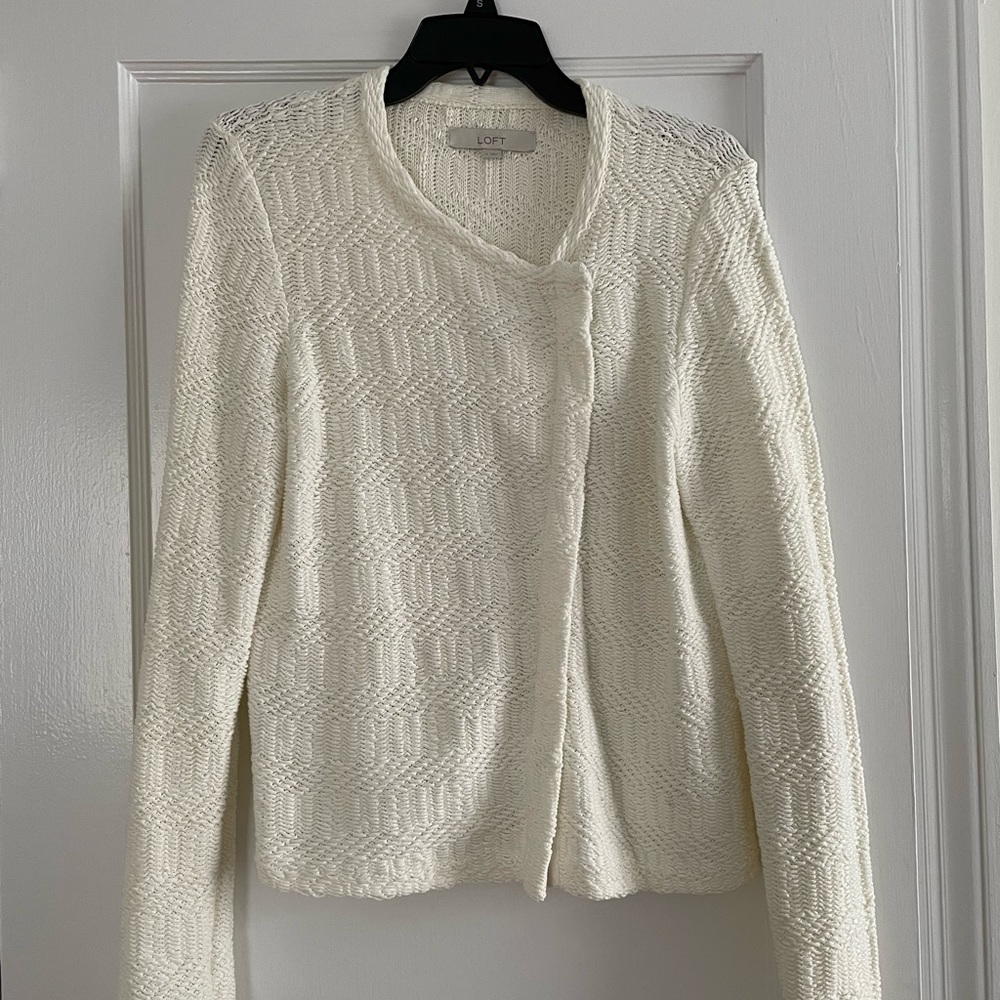 Loft Zip Front Cardigan